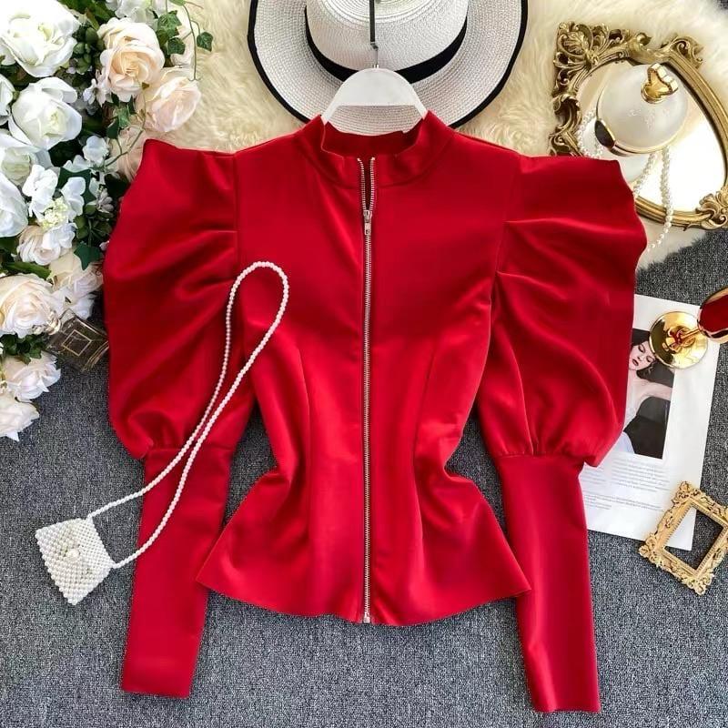 Rebel Zipped Blouse - Alamode By Akanksha