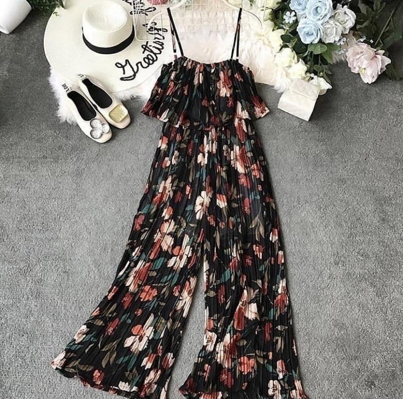 Coachella Pleated Jumpsuit
