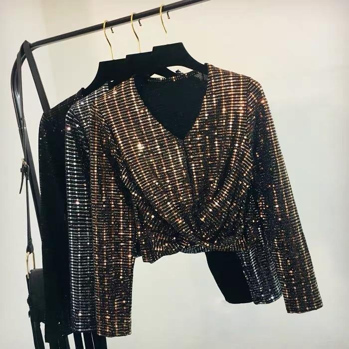 Tinsel Bling Luxury Tops - Alamode By Akanksha