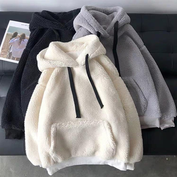 Buy Adam Fluffy Hoodies for Women Online in India