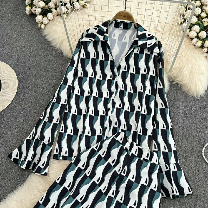 Ben Abstract Coord Set - Alamode By Akanksha