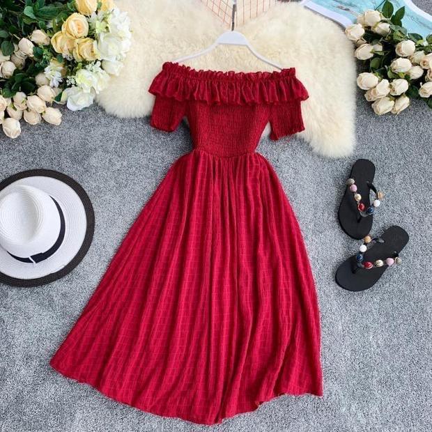Buy Off Shoulder Florida Dress for Women Online in India a la mode