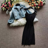 Trevor Set of Dress with Jacket - Alamode By Akanksha