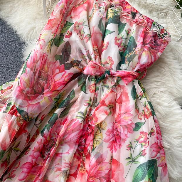 Botai Floral Maxi Dress - Alamode By Akanksha