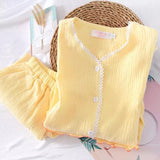 Laurel Lace Cotton Nightsets - Alamode By Akanksha