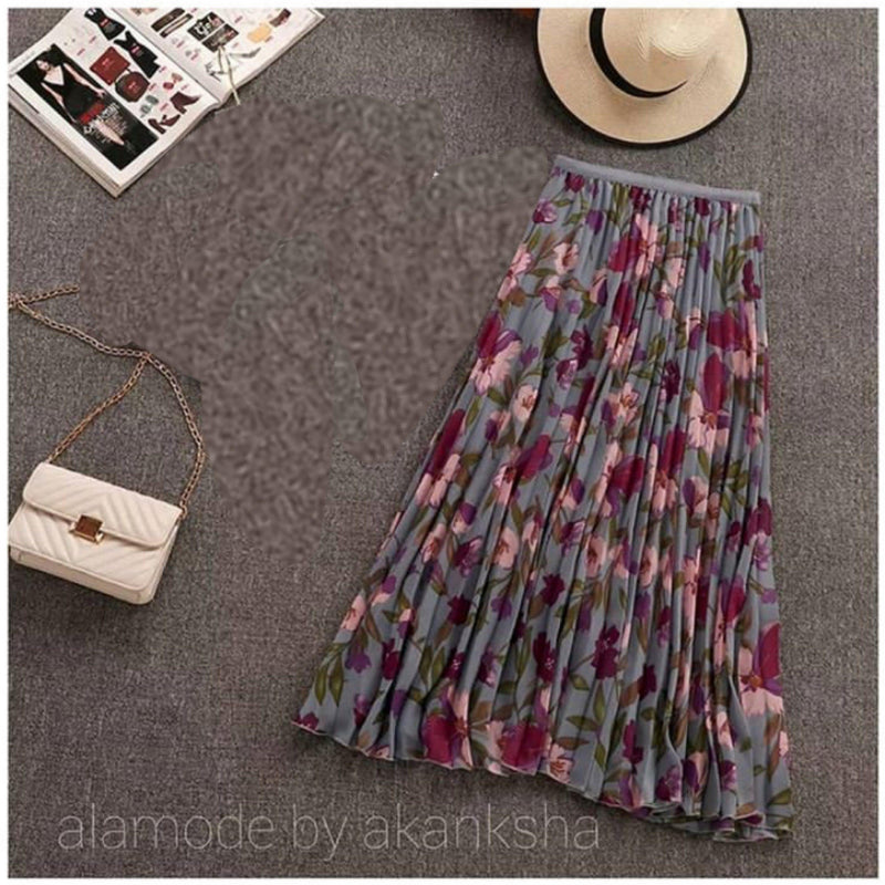 Floral Glam Skirt - Alamode By Akanksha