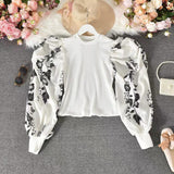 Bello Puffed Sleeve Blouse - Alamode By Akanksha