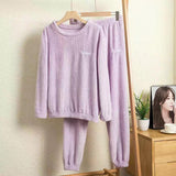 Pesto Fleece Nightsuit - Alamode By Akanksha