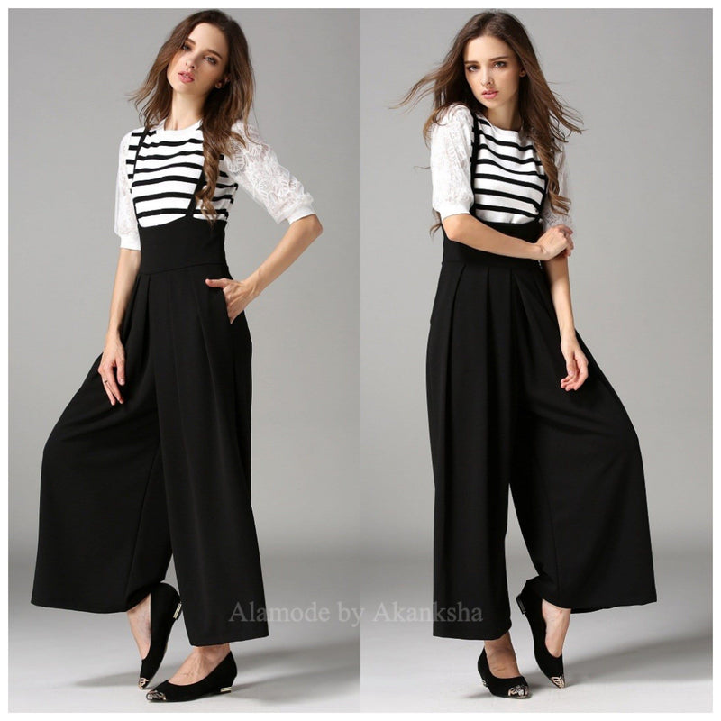 Statement Suspender Pants - Celebrity Favorite - Alamode By Akanksha