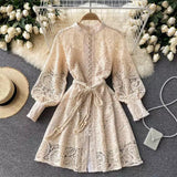 Mexicano Luxury Lace Dress - Alamode By Akanksha