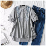 Becky Embroidered Hi-Lo Tops - Alamode By Akanksha