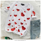 Summery Hearts Tee - Alamode By Akanksha