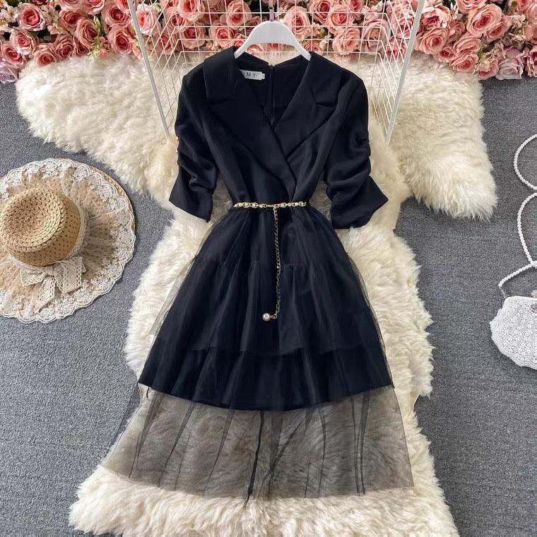 Siluvet Blazer Dress - Alamode By Akanksha