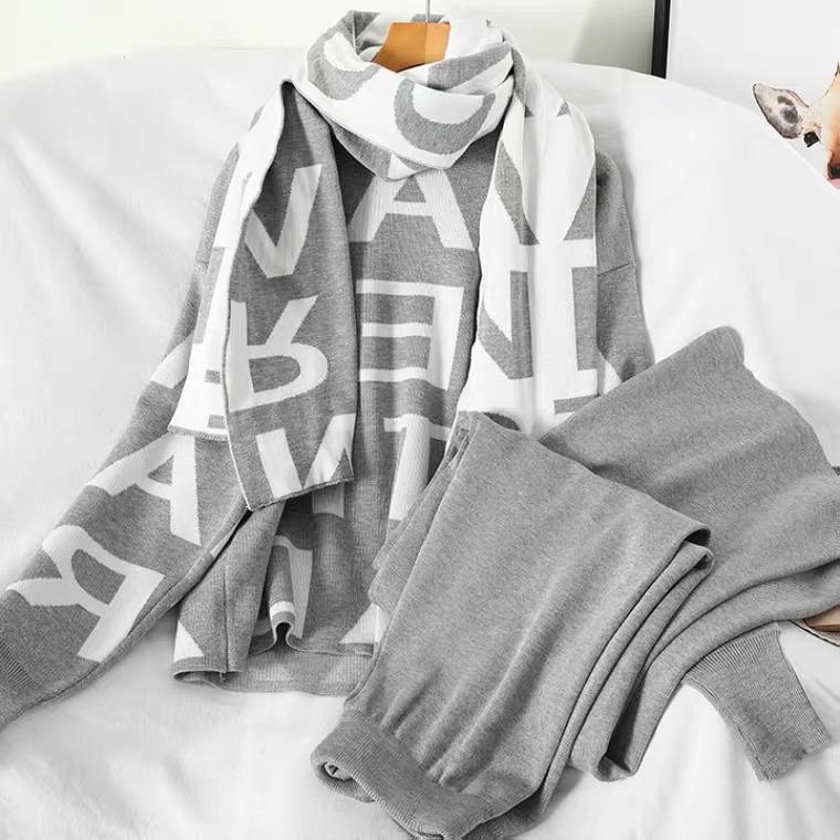 Liber Tracksuit with scarf - Alamode By Akanksha