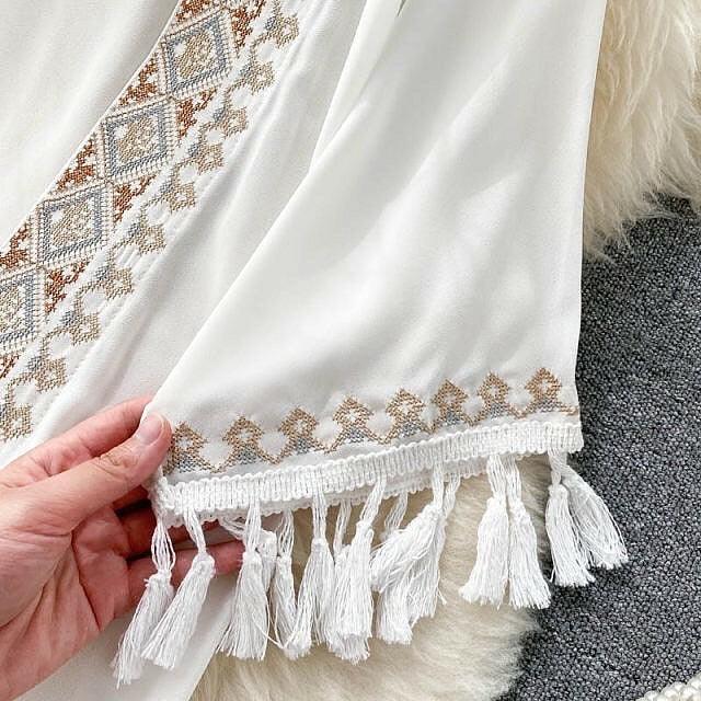 Sula Tasseled Cape - Alamode By Akanksha