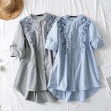 Becky Embroidered Hi-Lo Tops - Alamode By Akanksha
