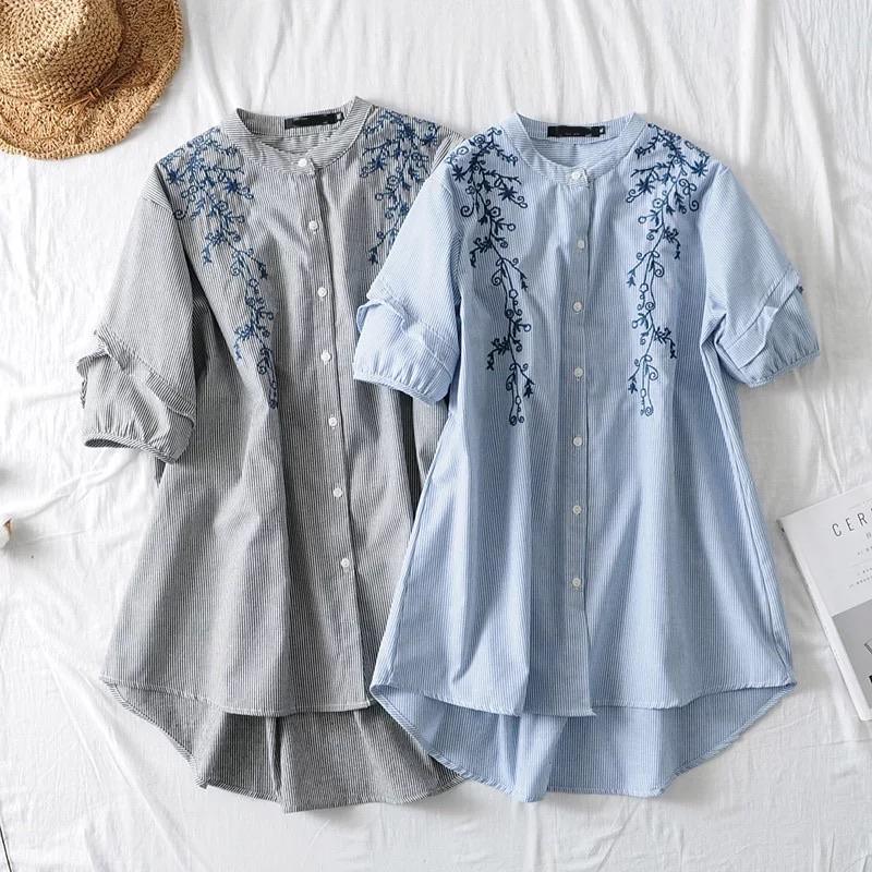 Becky Embroidered Hi-Lo Tops - Alamode By Akanksha