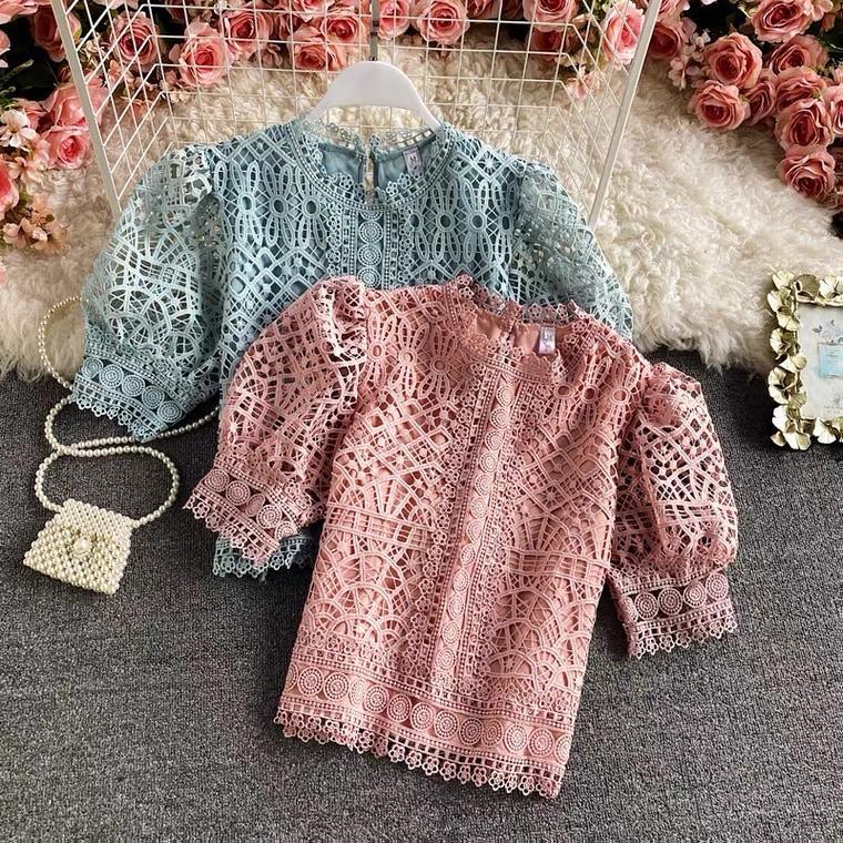 Deblo Crochet Blouse - Alamode By Akanksha