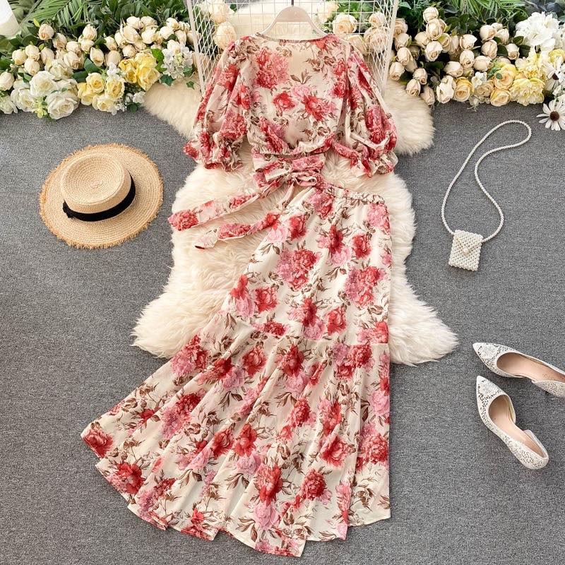 Troy Floral Coord Set - Alamode By Akanksha