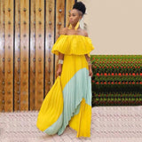 Mosley Pleated Holiday Maxi - Alamode By Akanksha