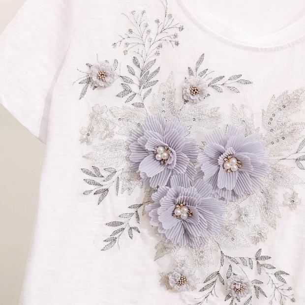 Brisket Embellished Shirt Only - Alamode By Akanksha