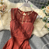 Rica Lace Jumpsuit - Alamode By Akanksha