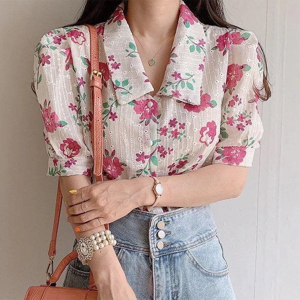 Susan Floral Blouse - Alamode By Akanksha