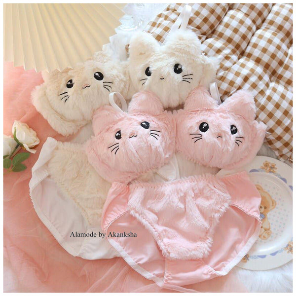 Cute Kitty Lingerie Set - Alamode By Akanksha