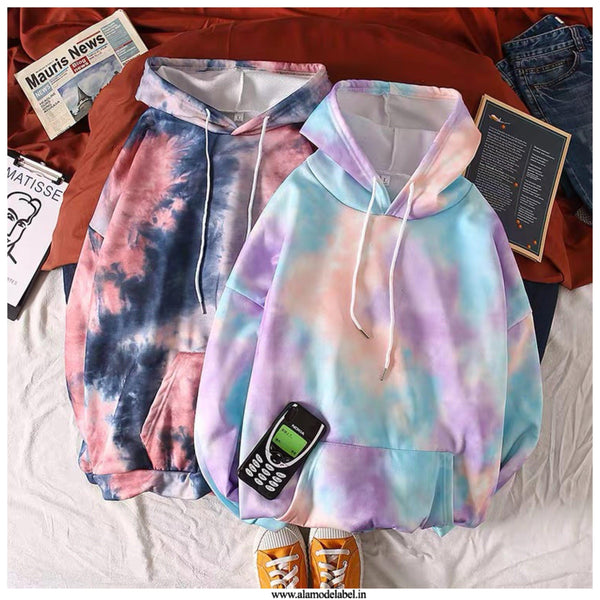 Colossal Tie and Dye Hoodie - Alamode By Akanksha