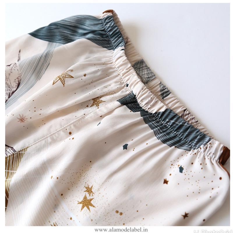 Fressia Cotton Nightsets - Alamode By Akanksha