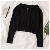 Tolio Cropped Hoodie - Alamode By Akanksha