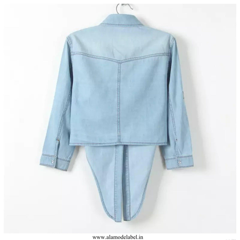 Luxury Denim Crops - Alamode By Akanksha