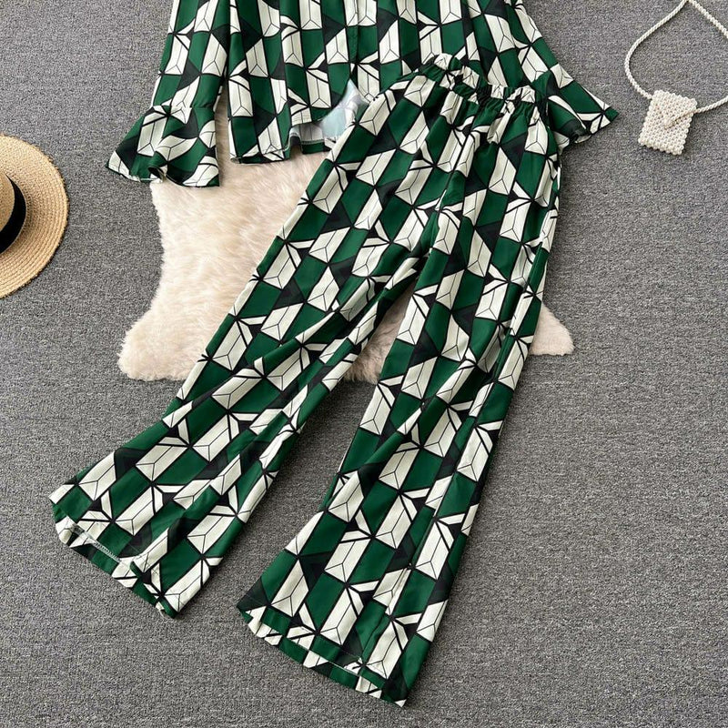 Henley Abstract Coord Set - Alamode By Akanksha