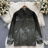 Vintage PU Leather Jacket - Alamode By Akanksha