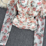 Serene Floral Blouse - Alamode By Akanksha