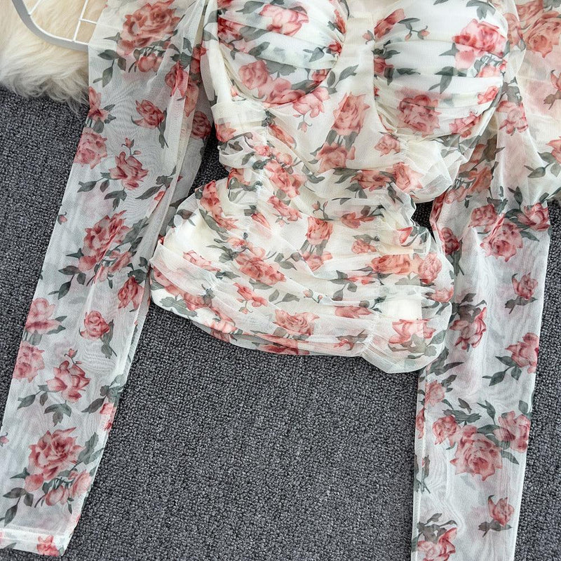 Serene Floral Blouse - Alamode By Akanksha