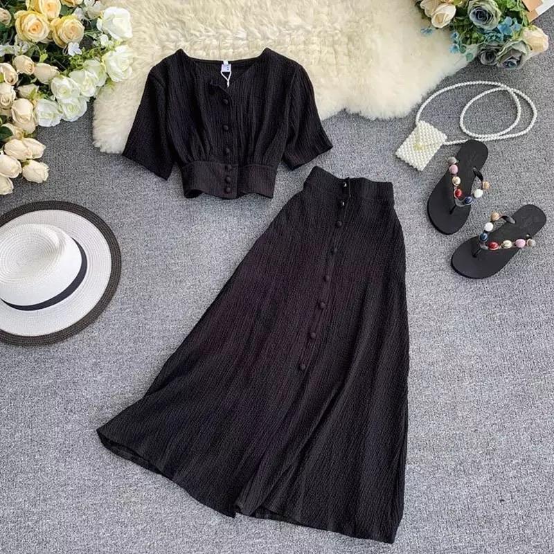 Roger Buttoned Coord Sets - Alamode By Akanksha