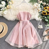 Blush Dreams A Line Dress - Alamode By Akanksha
