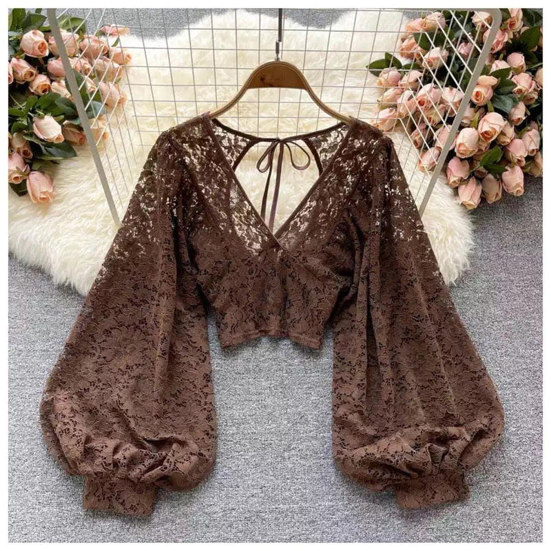 Silvia Luxury Lace Blouse - Alamode By Akanksha