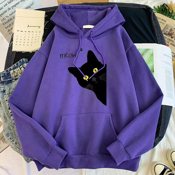 Meow Meow Sweatshirt - Alamode By Akanksha