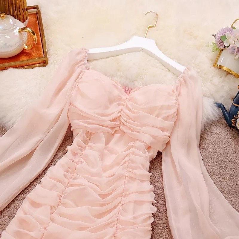 Isabelle Ruched Dress - Alamode By Akanksha