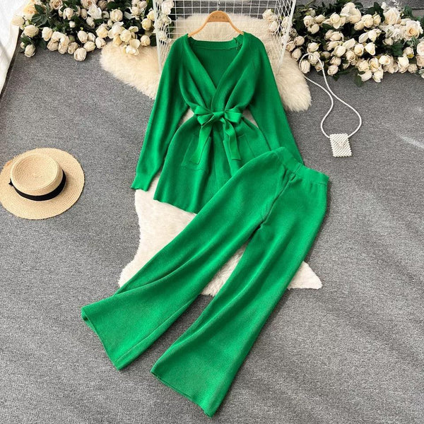 Liboa Woolen Coord Set - Alamode By Akanksha