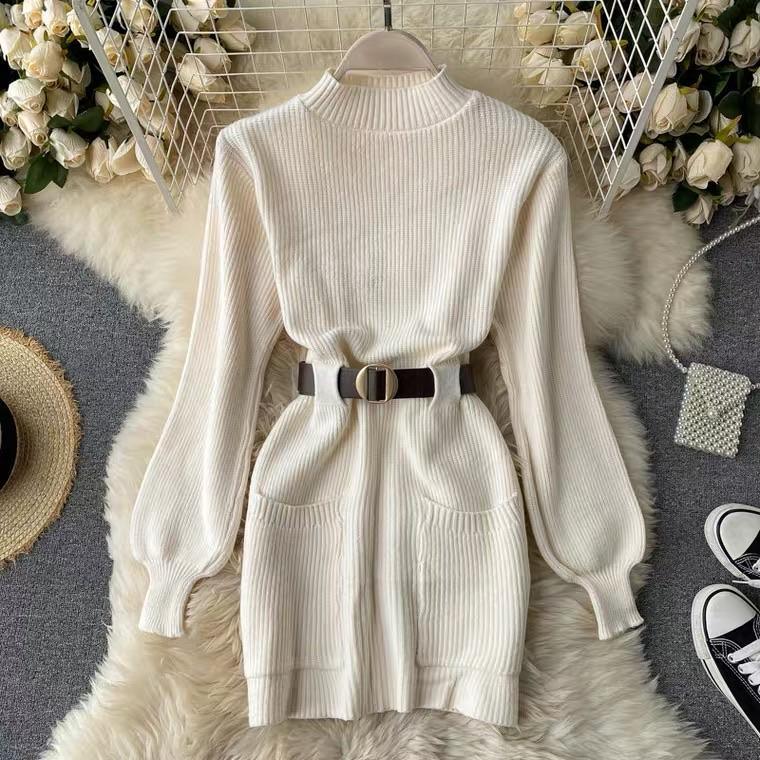 Bador Knitted Dress - Alamode By Akanksha