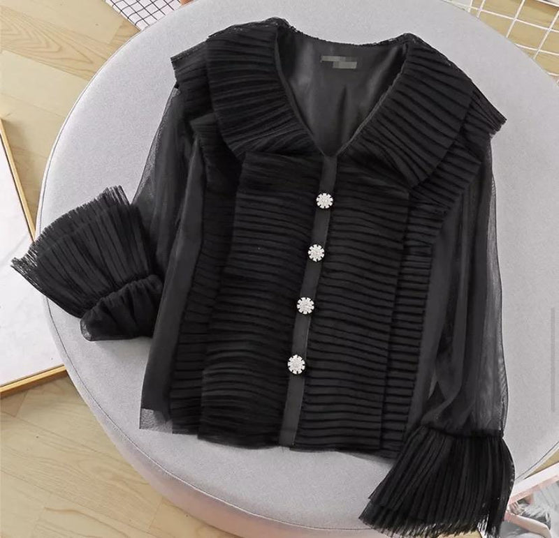 Millie Ruffled Blouse - Alamode By Akanksha