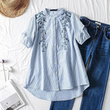 Becky Embroidered Hi-Lo Tops - Alamode By Akanksha