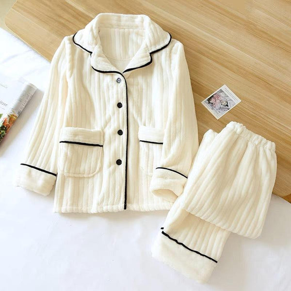 BEAUTIFUL 2 PCS CUTE WHITE COLOR WOOLEN NIGHT SUIT FOR WOMEN -ANKINS00 –  www.soosi.co.in