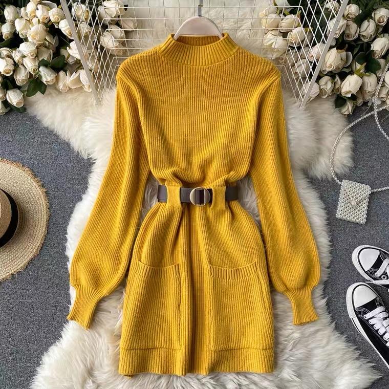 Bador Knitted Dress - Alamode By Akanksha