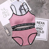 Love Peace Flirt Lingerie Set - Alamode By Akanksha