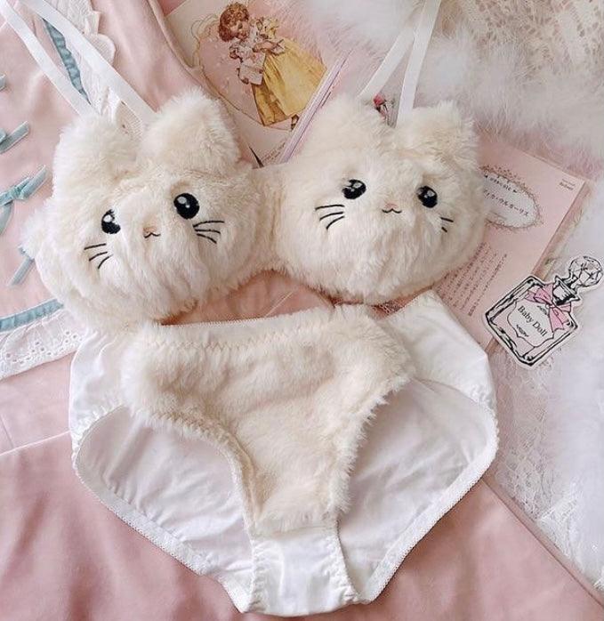 Cute Kitty Lingerie Set - Alamode By Akanksha
