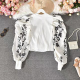 Bello Puffed Sleeve Blouse - Alamode By Akanksha